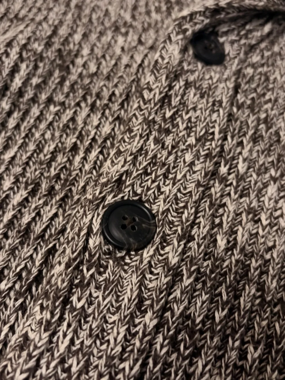 Gap Heavy Shawl Cardigan Marled Brown Men’s Small